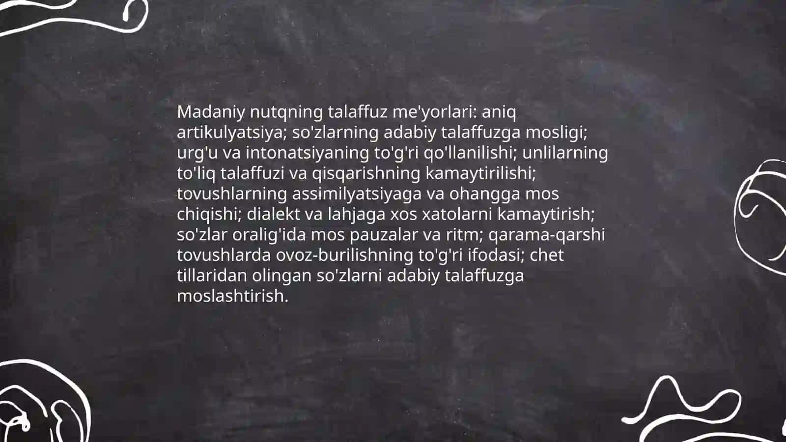 Madaniy nutqning talaffuz va imlo me'yorlari 3