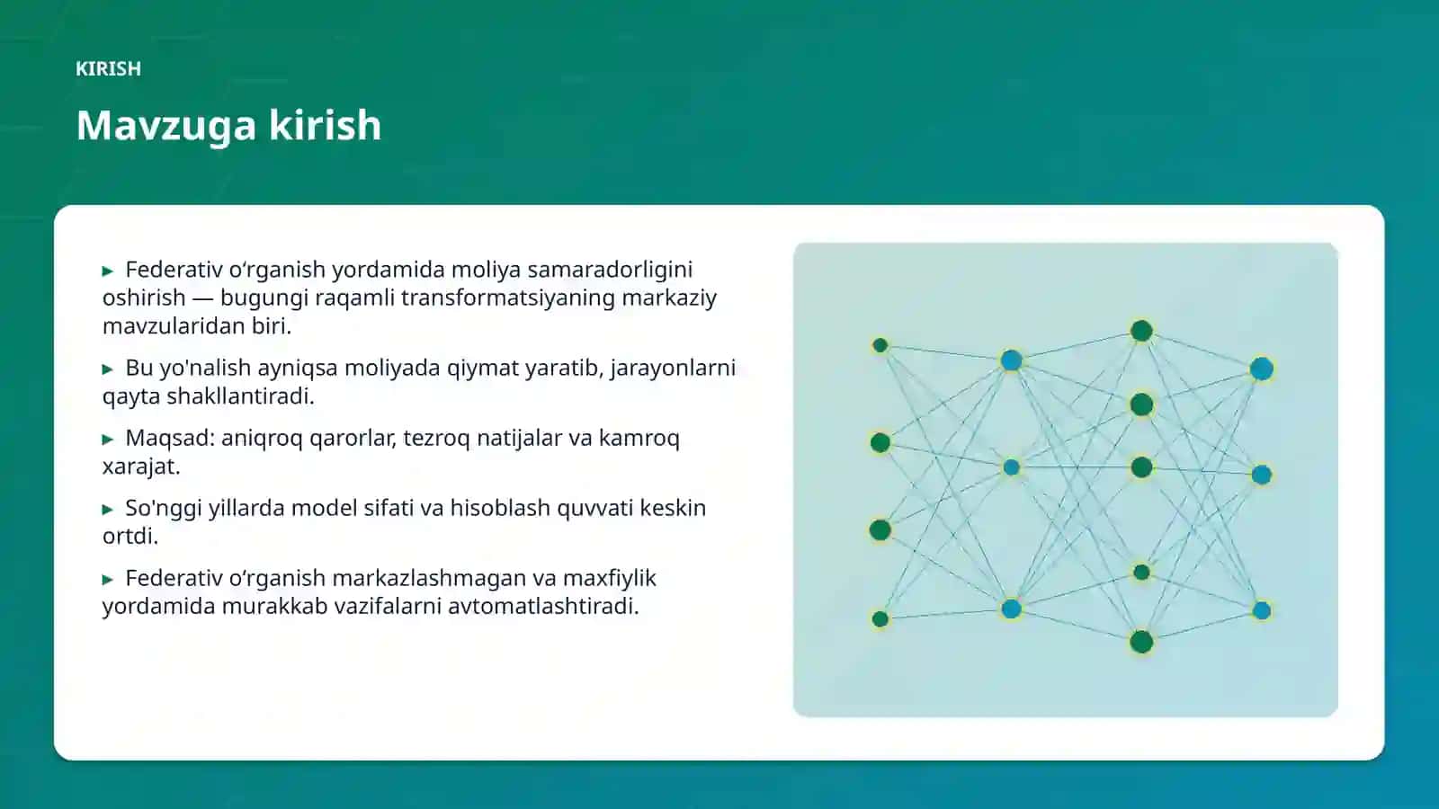 Federativ oʻrganish yordamida moliya samaradorligini oshirish 3