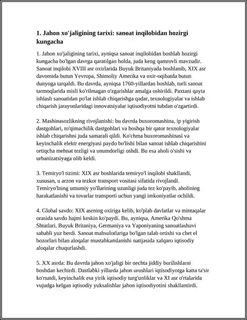 JAHON XO'JALIGI VA UNING EVOLYUTSIYASI 3