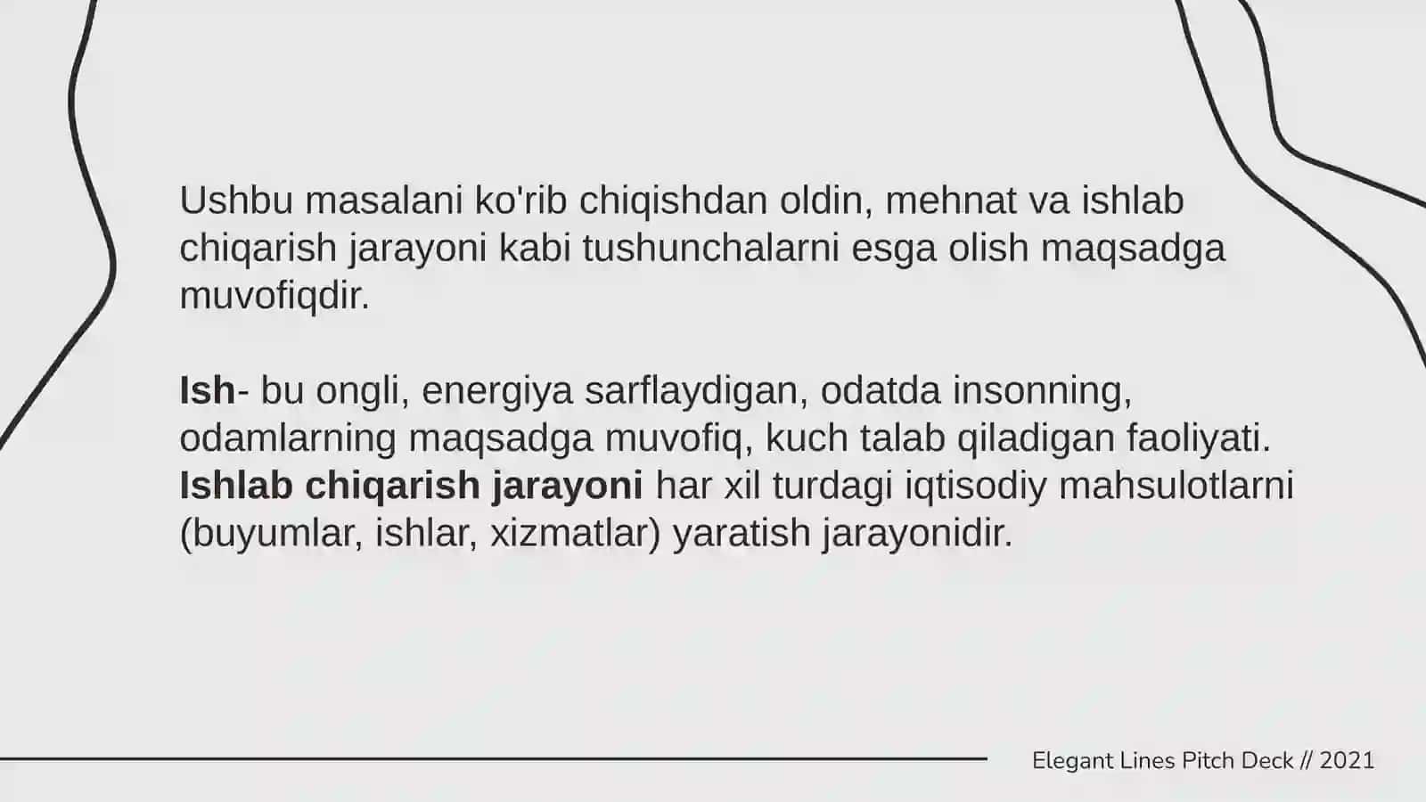 Mehnatjarayoni,uningmazmunivatashkilotgaqo'yiladigantalablar 3