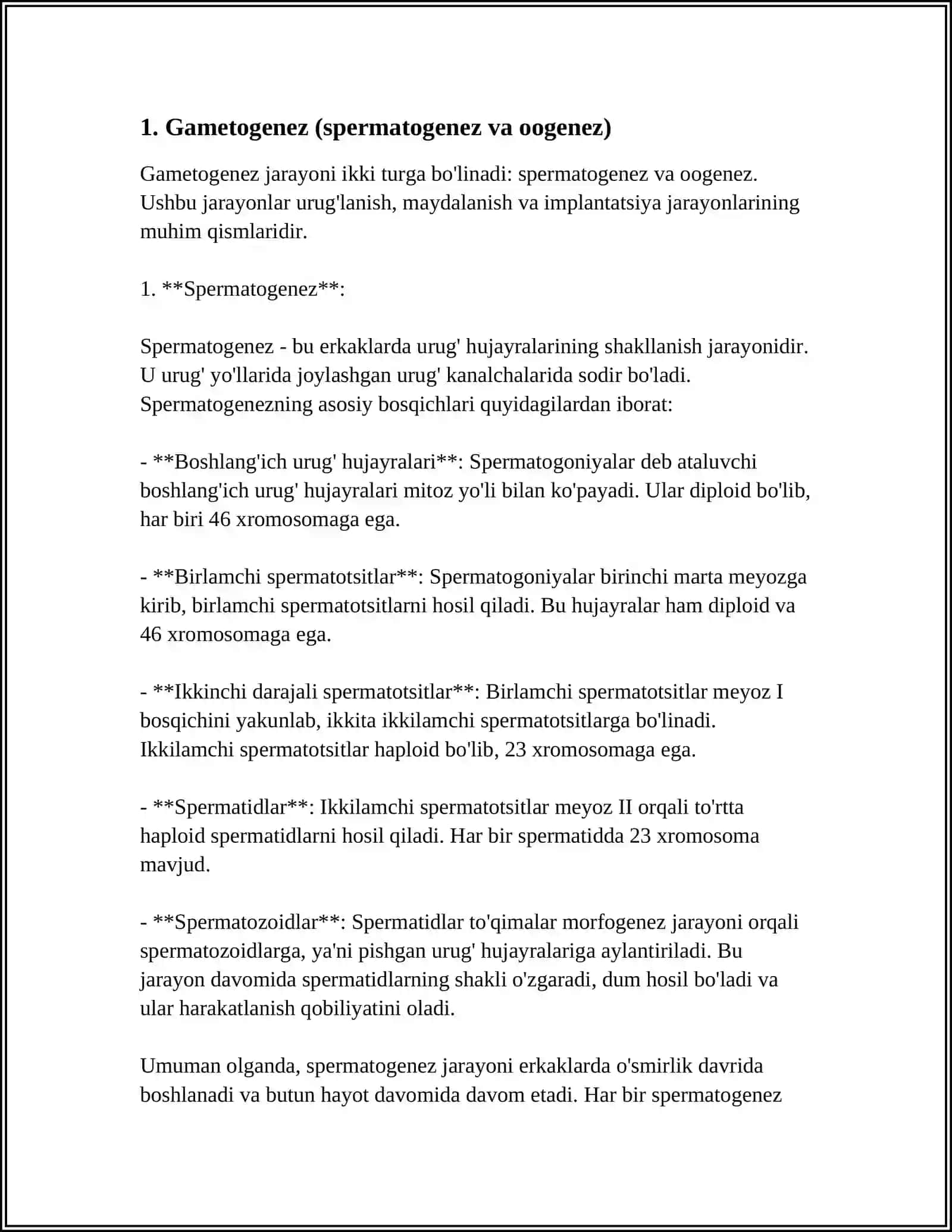 URUG'LANISH. MAYDALANISH IMPLANTASIYA 3