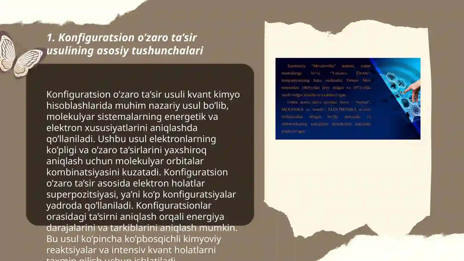 Konfiguratsion o'zaro ta'sir usuli 3