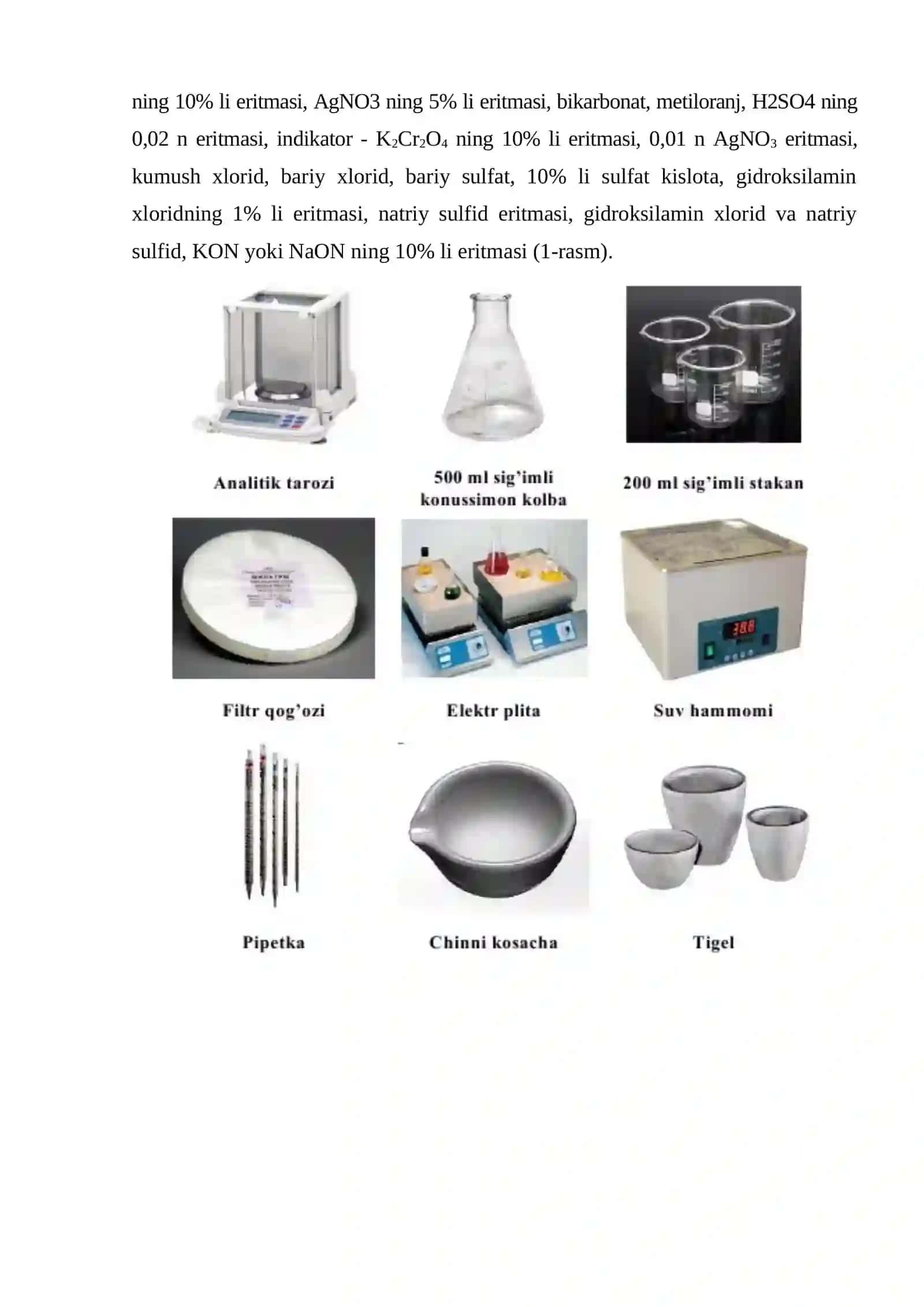 Suvli so`rim analizi 3