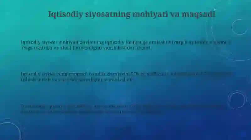 Iqtisodiy siyosatning tipologiyasi va konsepsiyasi 3