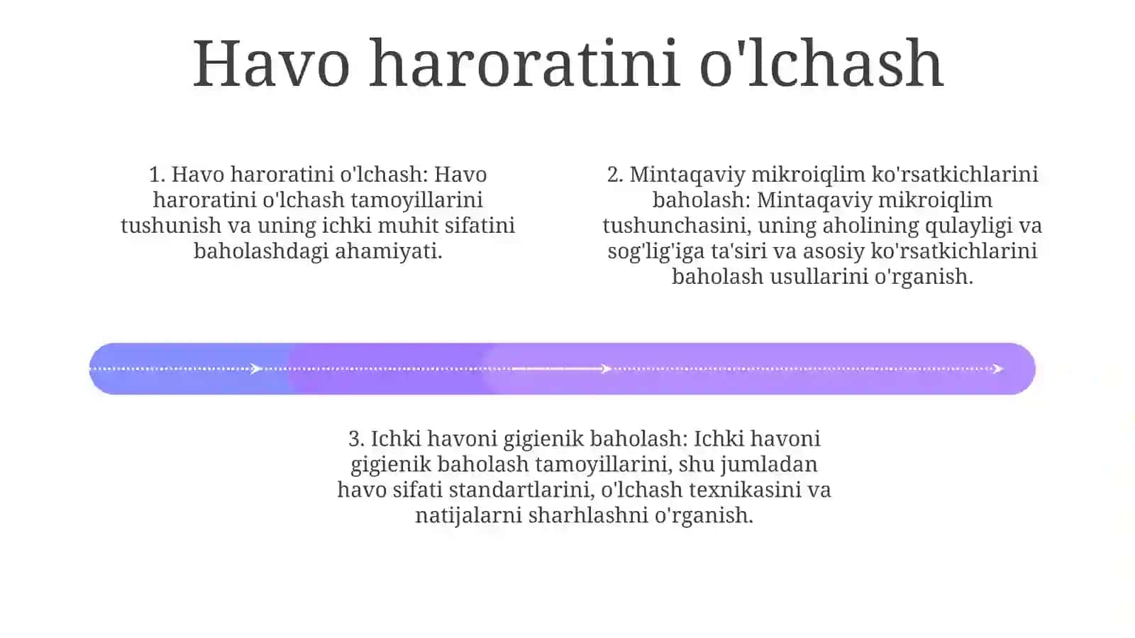 Xonalar Mikroiqlimi KoʻRsatkichlarini Tekshirish Va Gigiyenik Baholash Asoslari 3