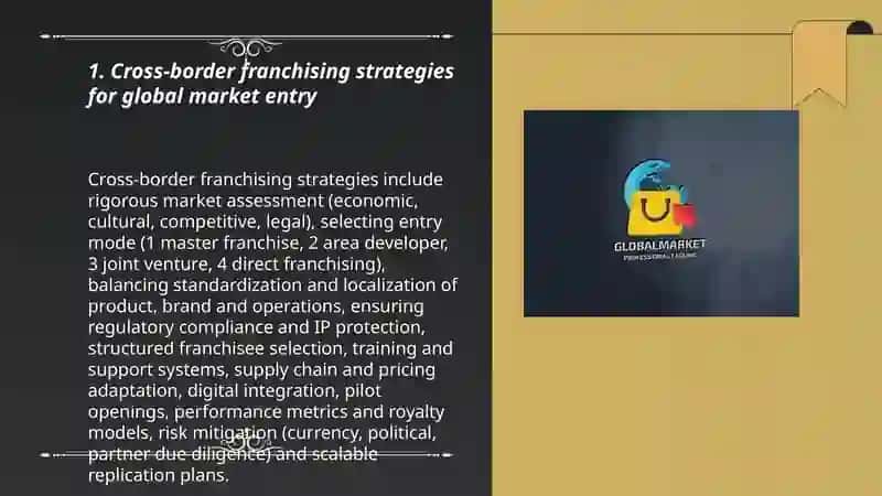 Cross-border Franchising Strategies for Global Market Entry 3