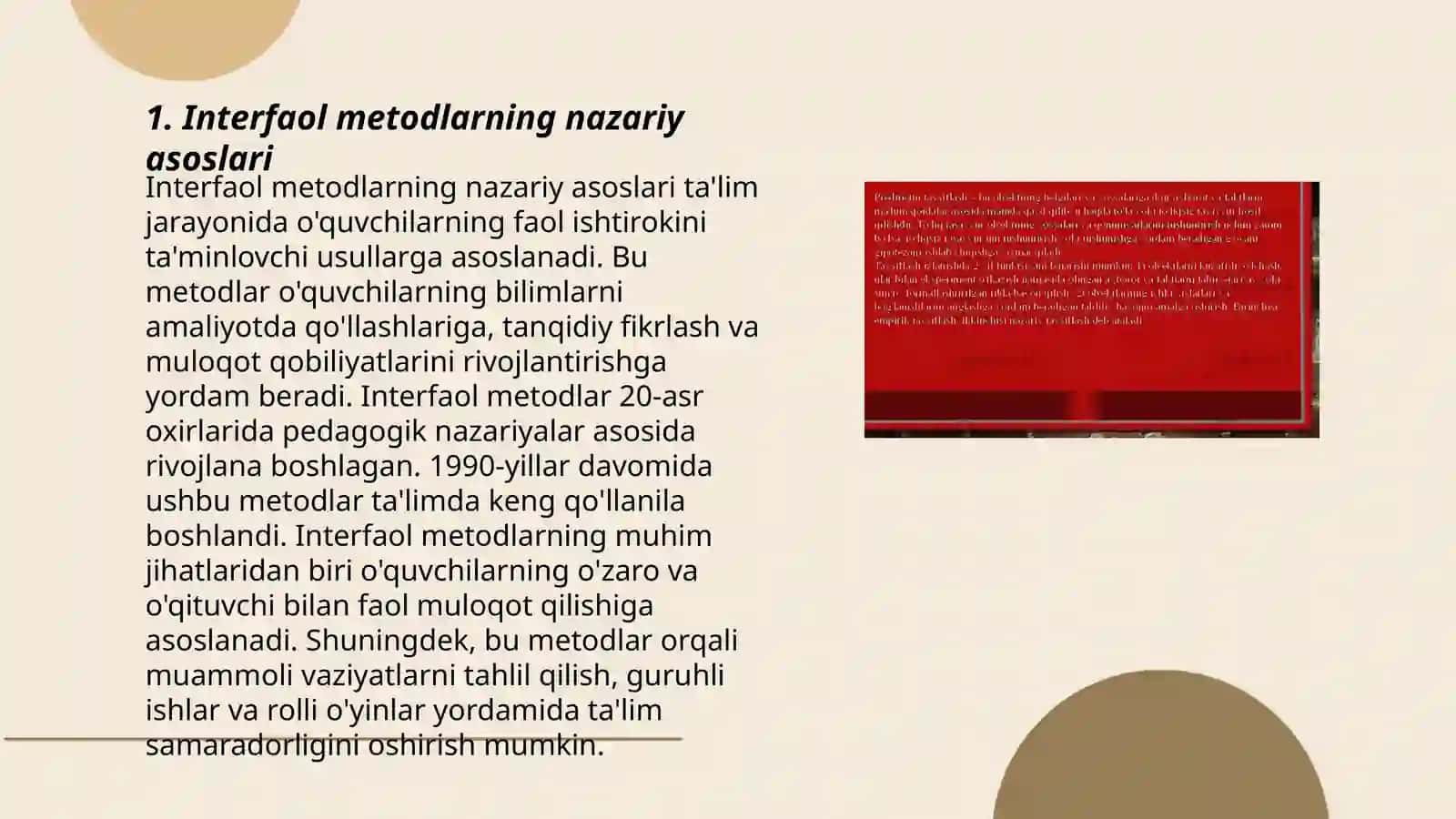 Interfaol metodlar va ularning qoʻllanish mahorati 3