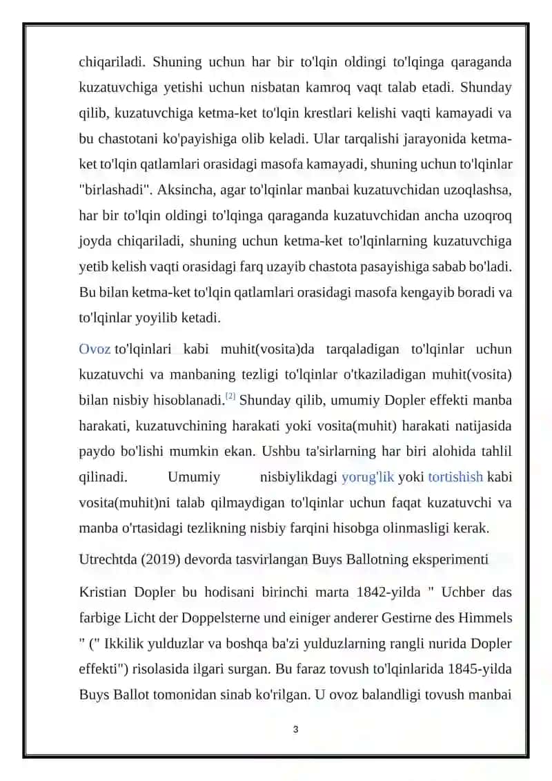 Dopler effekti va uning tibbiyotdagi ahamiyati 3