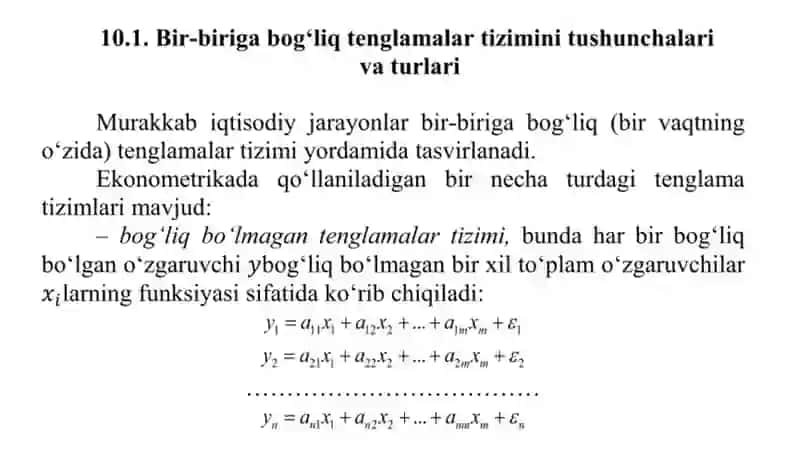 Tenglamalar tizimi 3