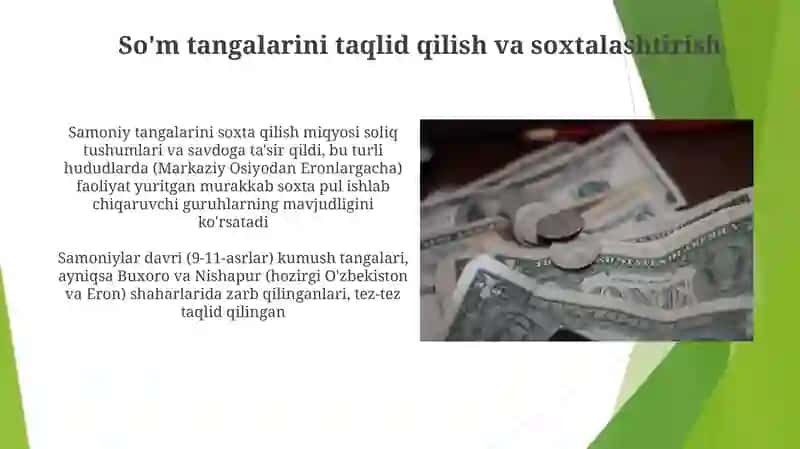 Somoniylar davri tangalari 3