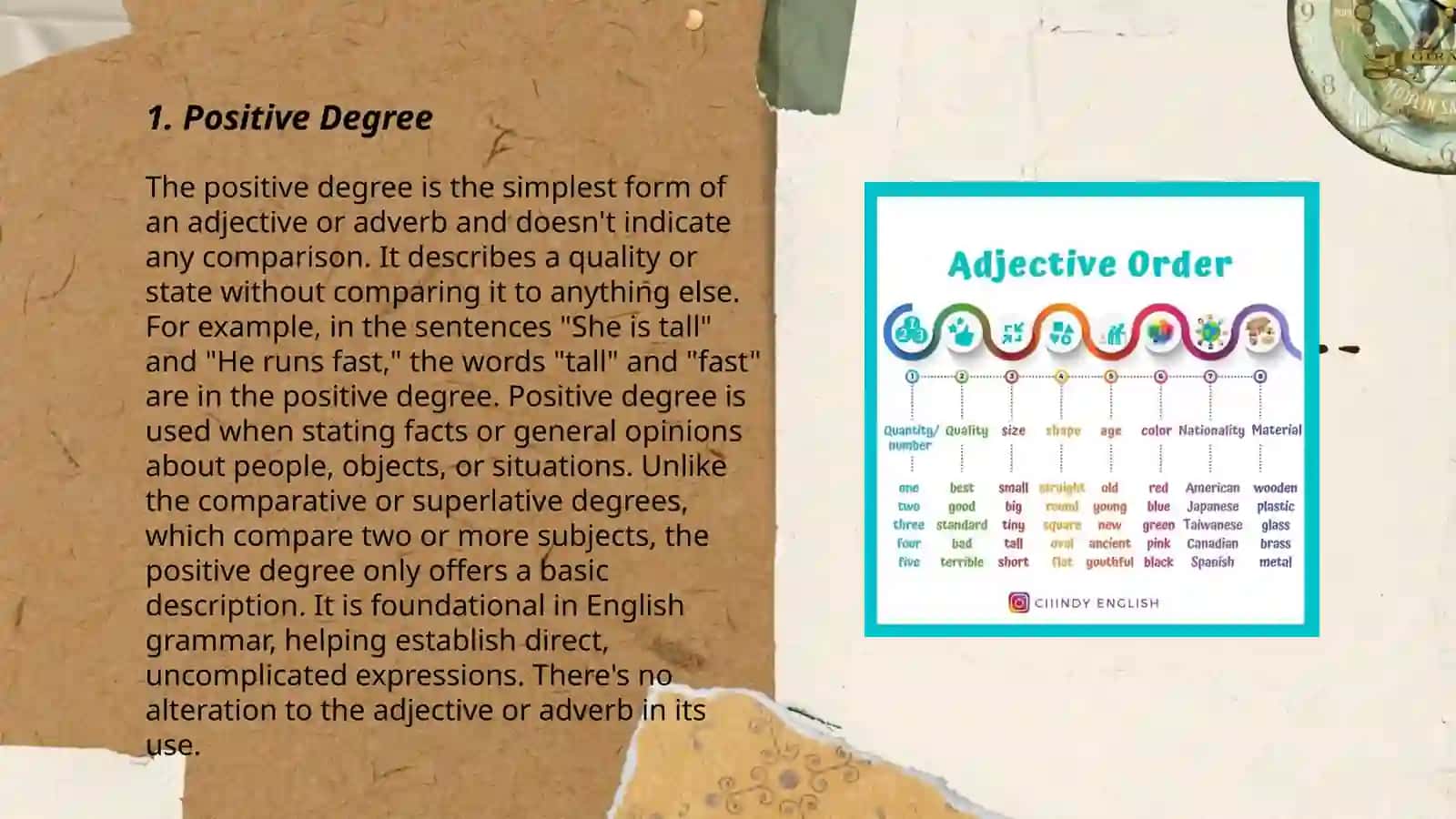 Adjectiv degre 3