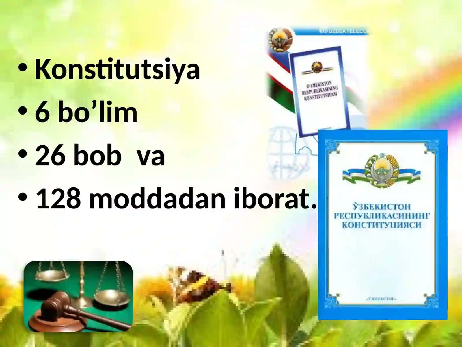 O'zbekiston Respublikasi Konstitutsiyasi 3