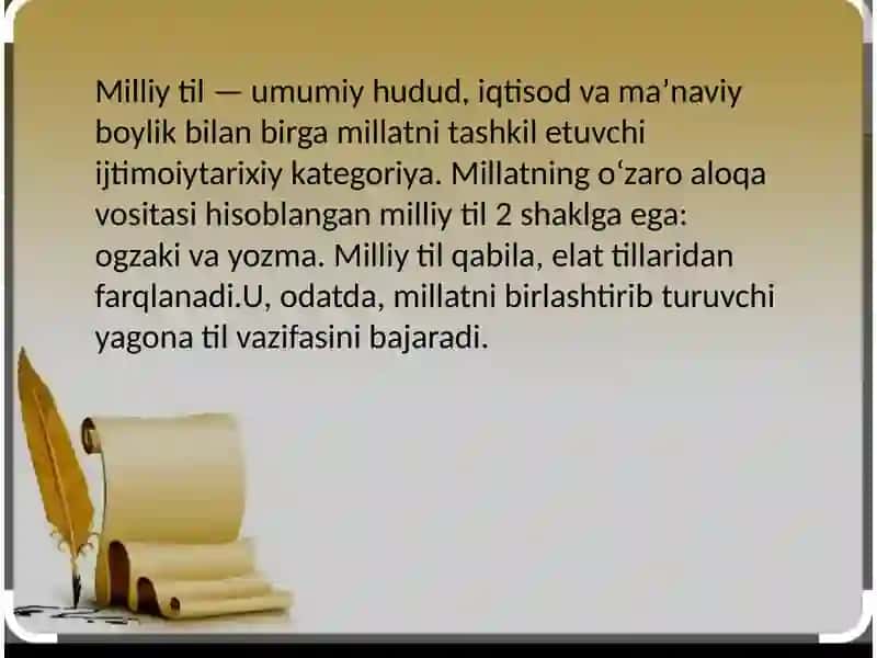 Milliy va adabiy til 3