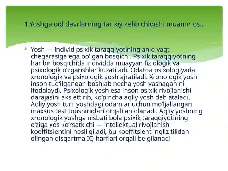 Bolalar psixologiyasi muammolarining o‘rganilishi 3