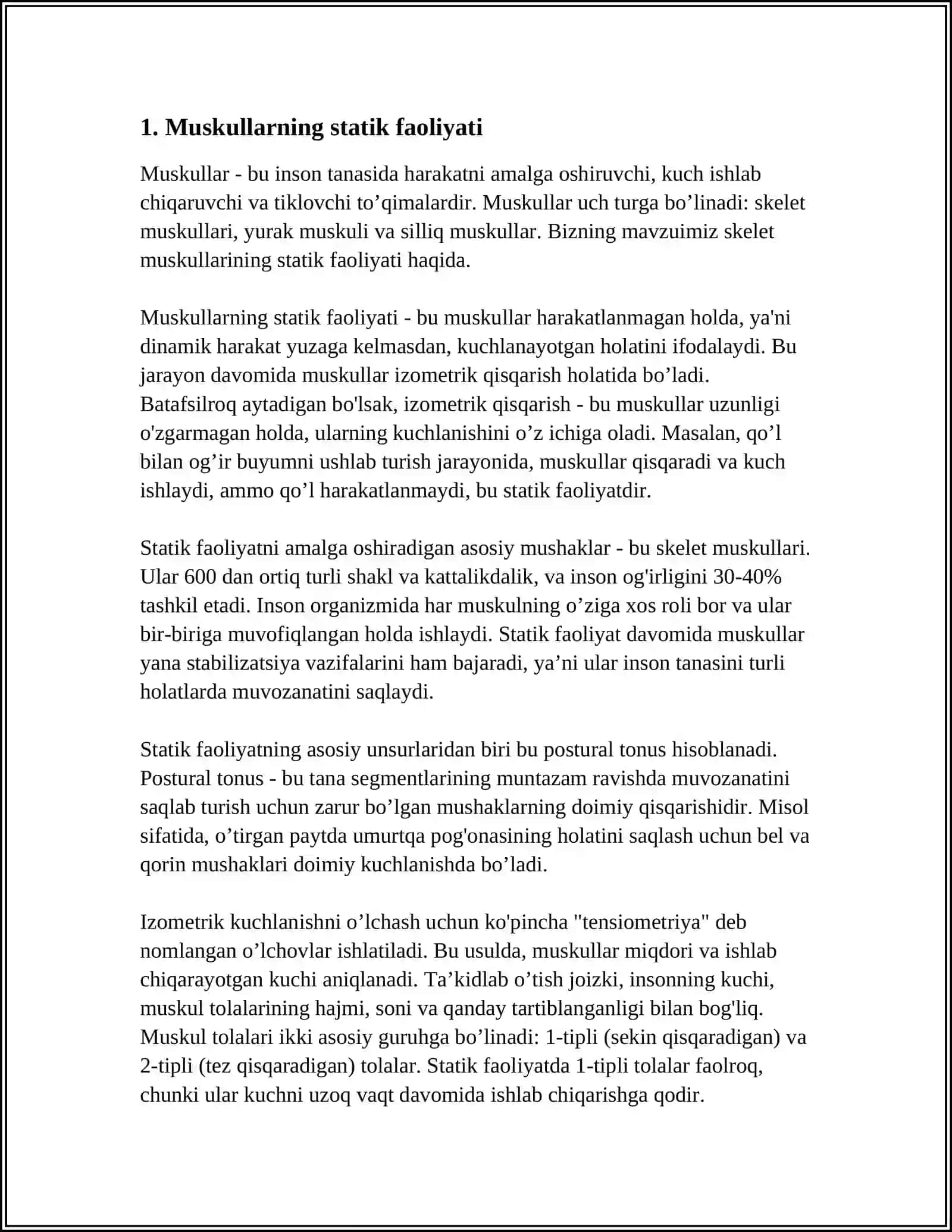 MUSKULLARNING STATIK VA DENAMIK BAJARADIGAN ISH TURLARI 3