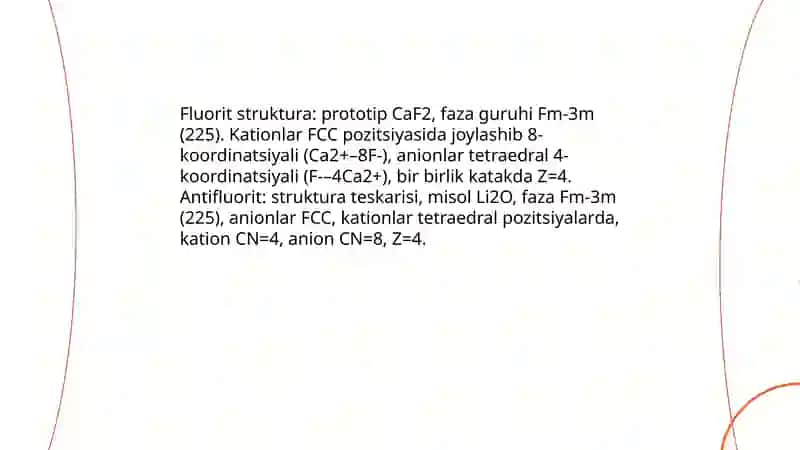 Fluorit va antifluorit turlari 3