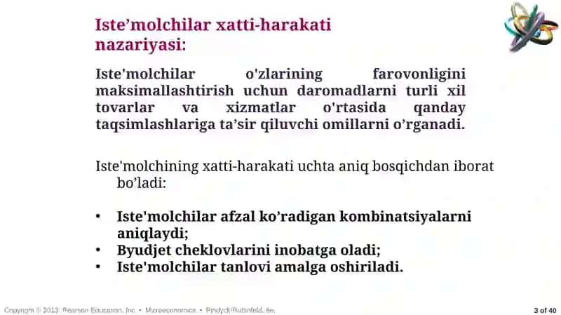 Iste’molchilar afzal ko’radigan kombinasiyalar 3