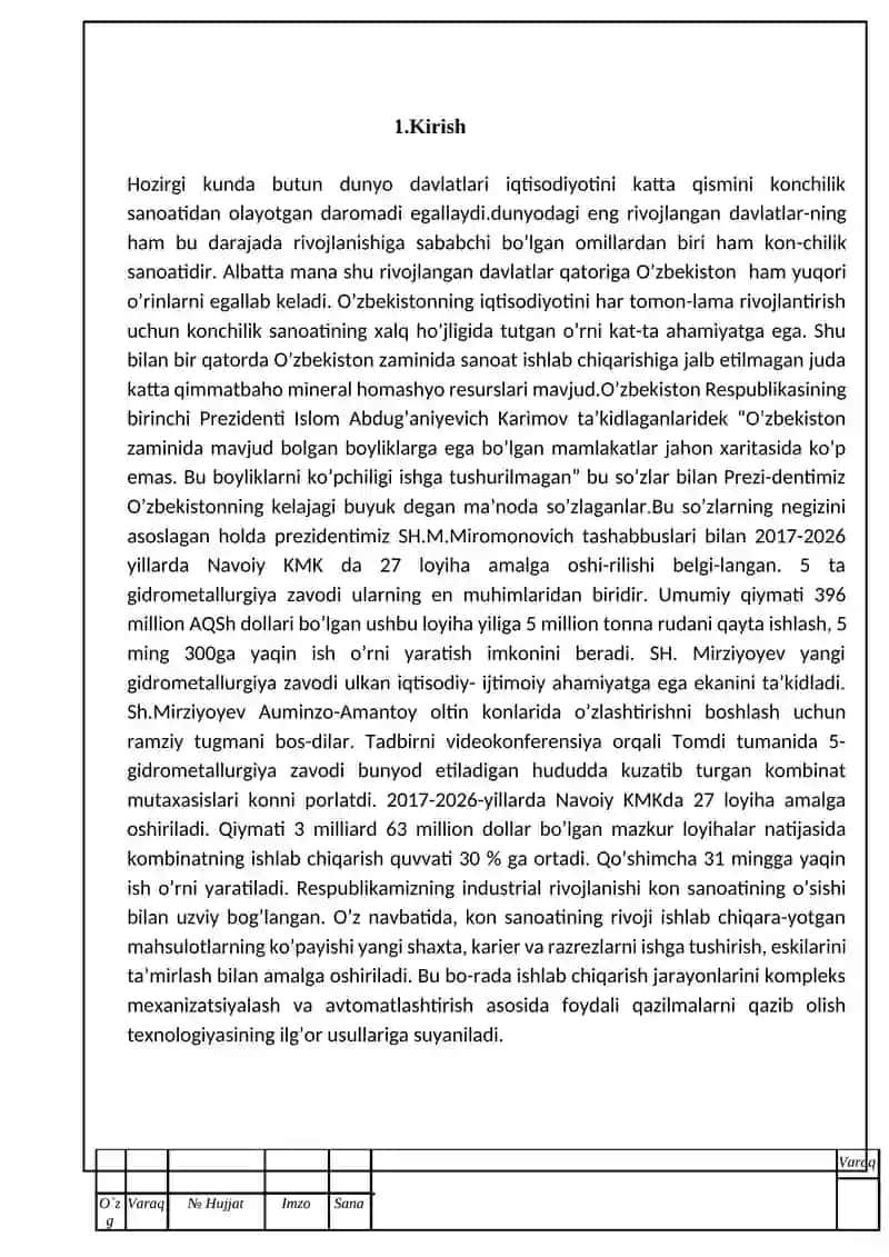 SUV CHIQARISH QURILMASINING TEXNOLOGIK SXEMASI kurs ishi 3
