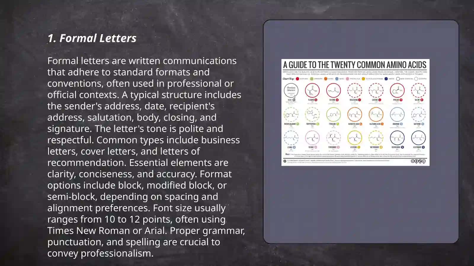 TYPES OF LETTERS 3