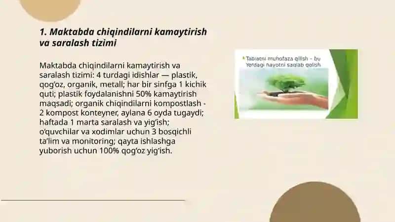 Maktabning ekologik muhitini yaxshilash 3