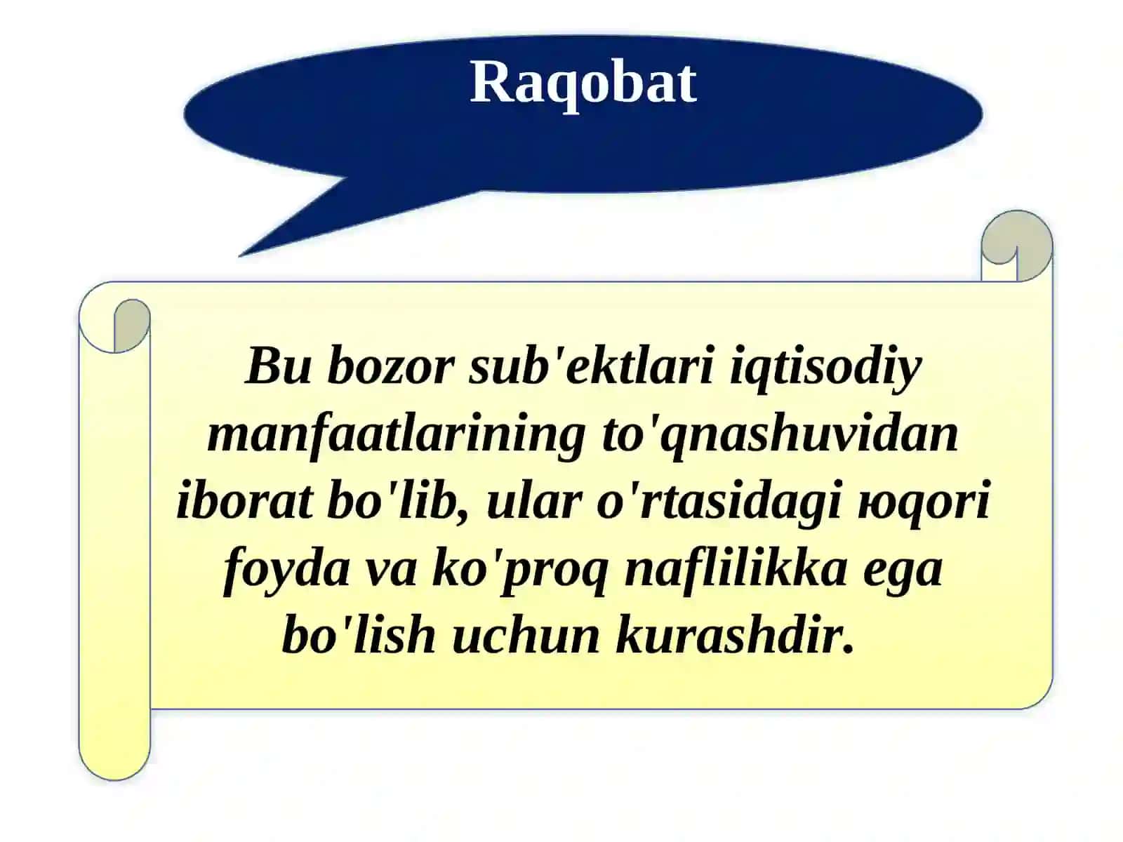Iqtisodiyot nazariyasi - 3-ma'ruza (Raqobat va monopoliya) 3
