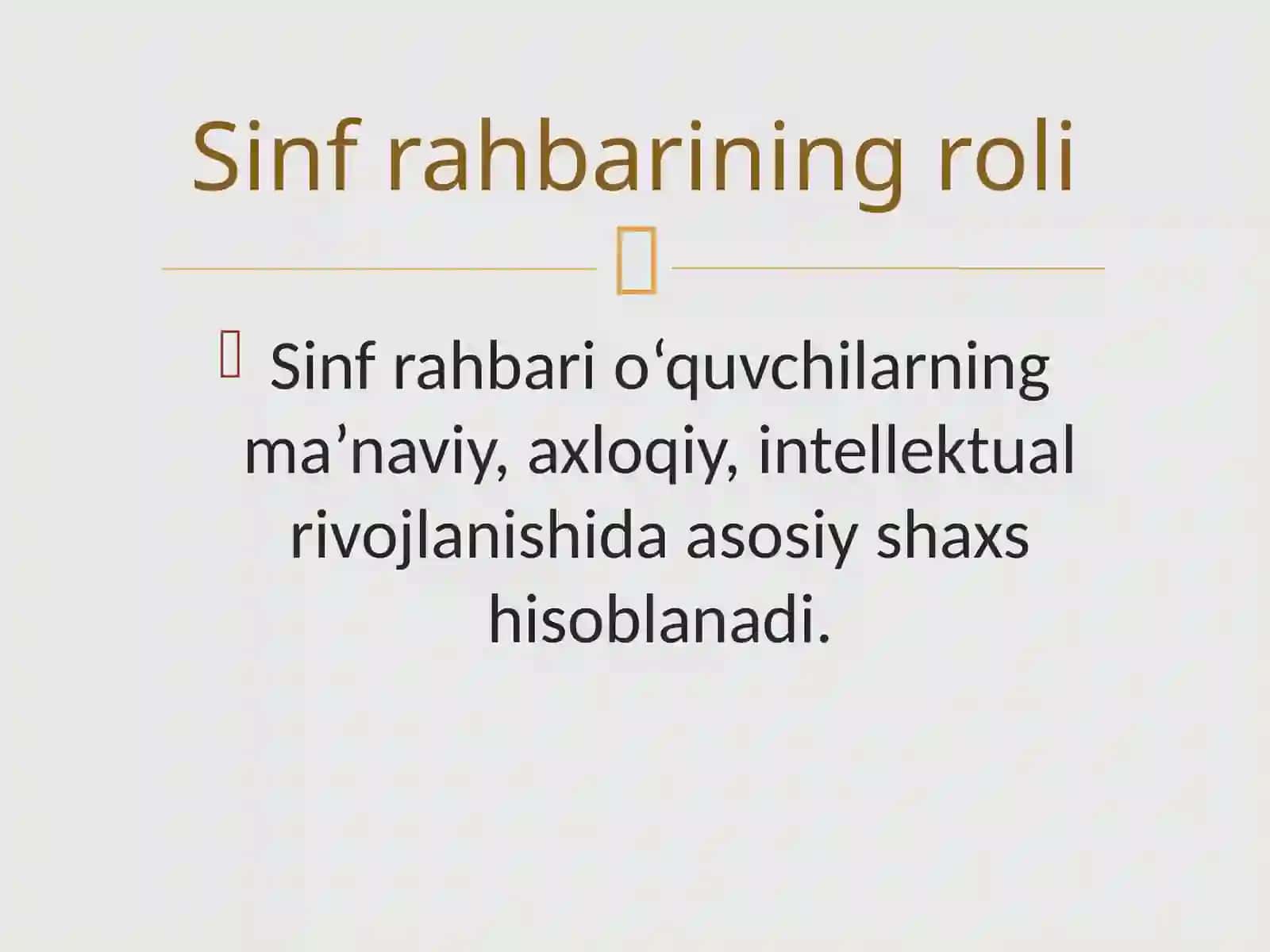 Maktabdagi tarbiyaviy ishlari tizimida sinf rahbari ishini takomillashtirish 3