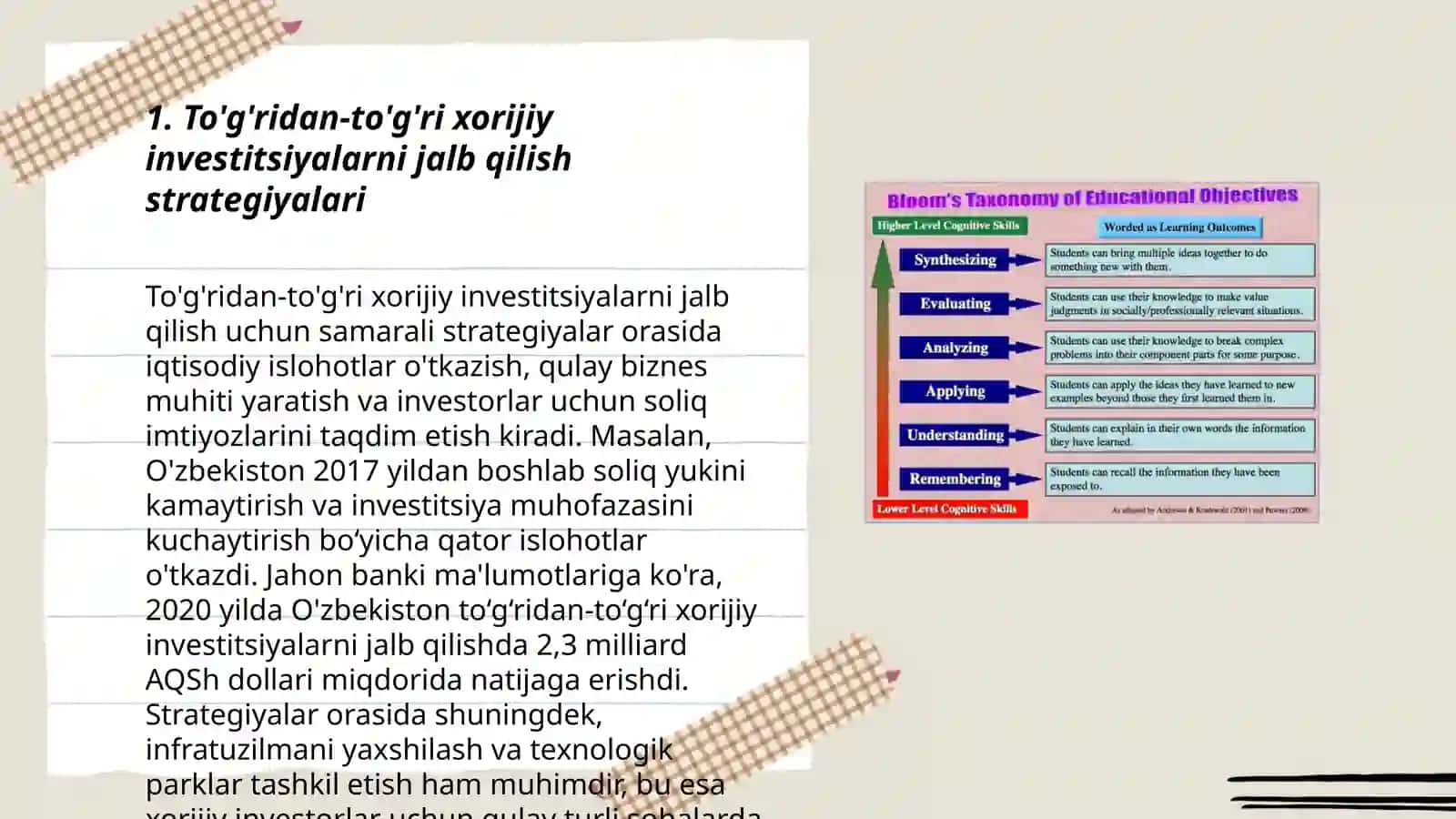 To'g'ridan-to'g'ri xorijiy investitsiyalarni jalb qilish strategiyalari 3