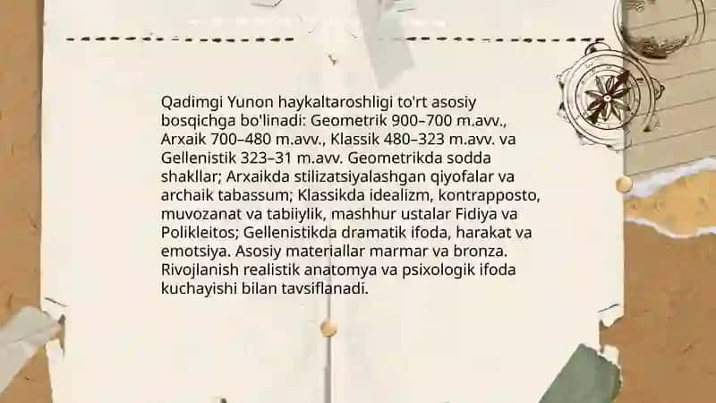 Antik davri madaniyati va sanʼati 3