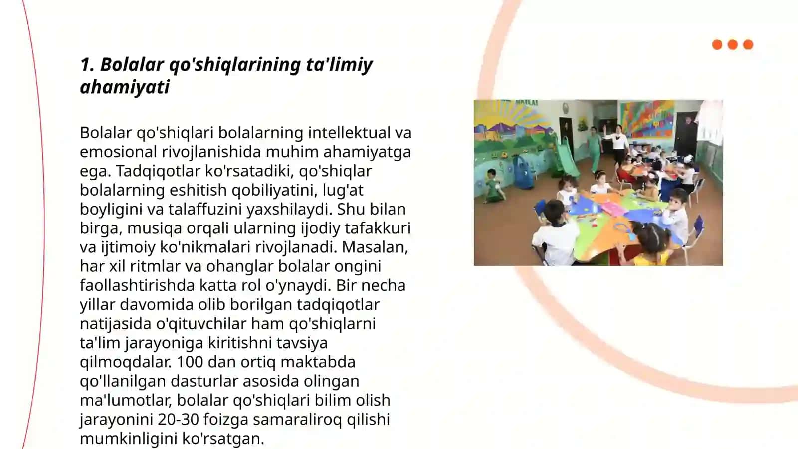Bolalar qo'shiqlarining bola tarbiyasidagi ta'siri 3
