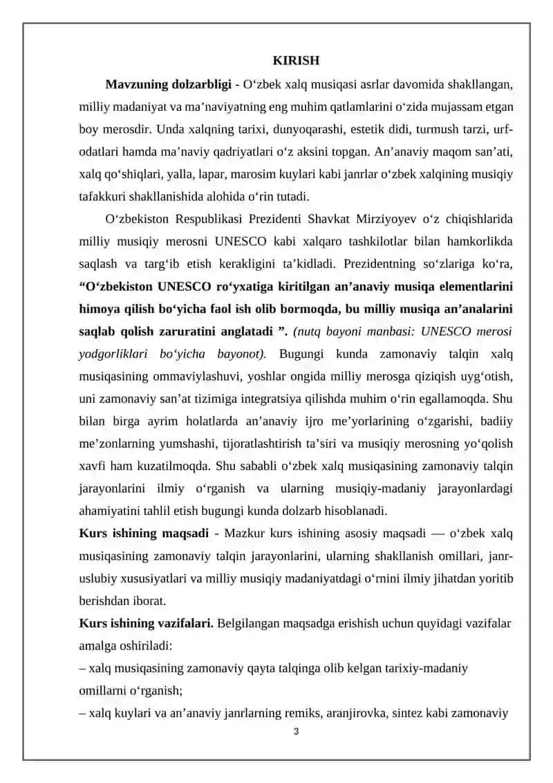 O’zbek xalq musiqasining zamonaviy talqini 3