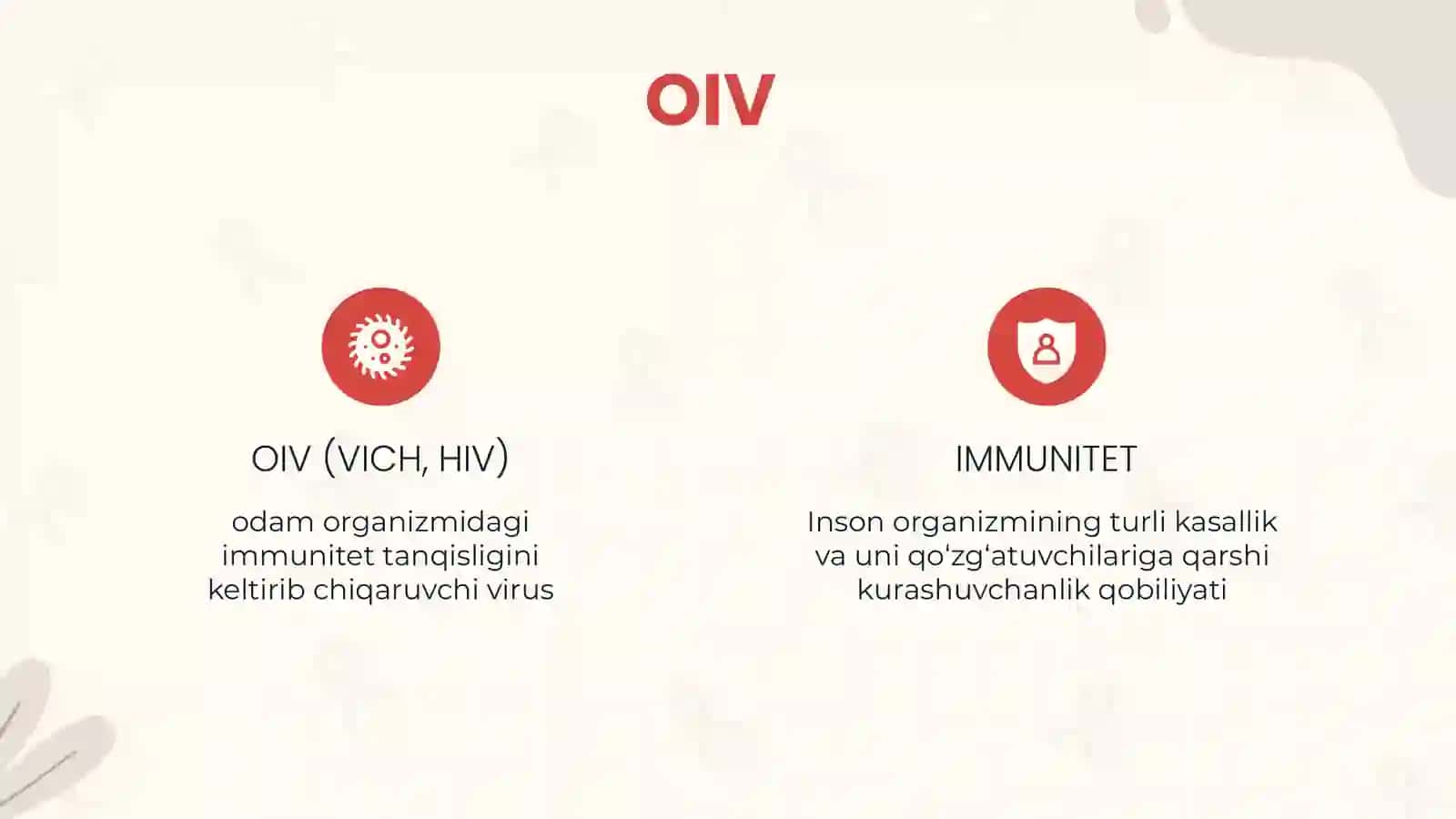 OIV INFEKSIYASINING PROFILAKTIKASI 3