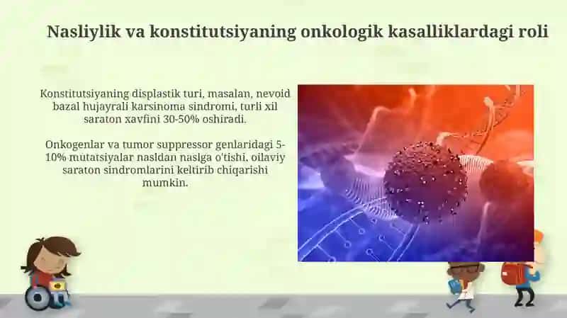 Patologiya rivojlanishida irsiyat. Konstitutsiya va yoshning ahamiyati 3