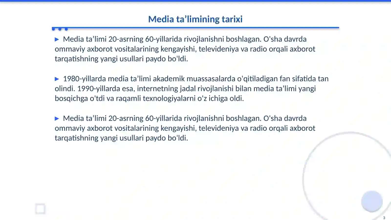 Media taʼlim asoslari 3