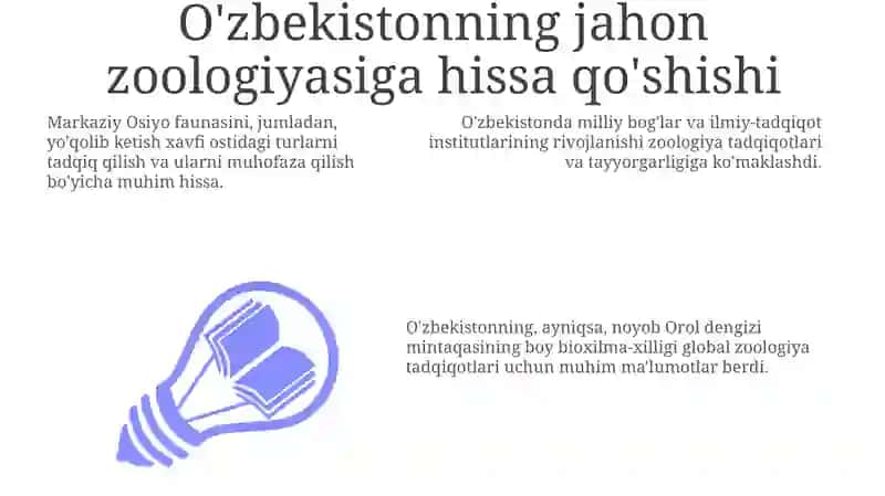Oʻzbekistonda zoologik tadqiqotlarni rivojlanishi 3