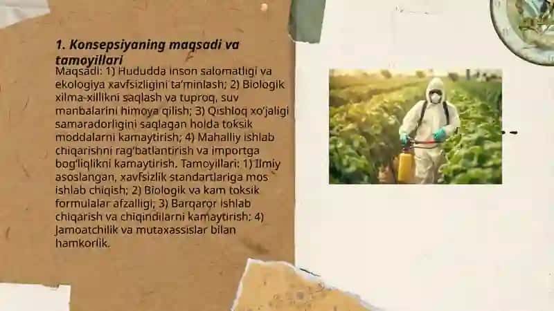 Oʻz hududingiz uchun ekologik xavfsiz pestitsid ishlab chiqarish konsepsiyasi 3
