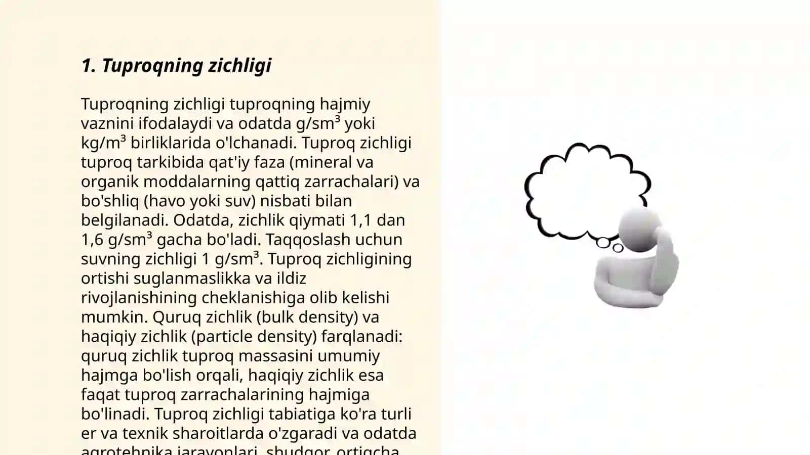 Tuproqning fizik-mexanik, texnologik xossalarini o'rganish 3