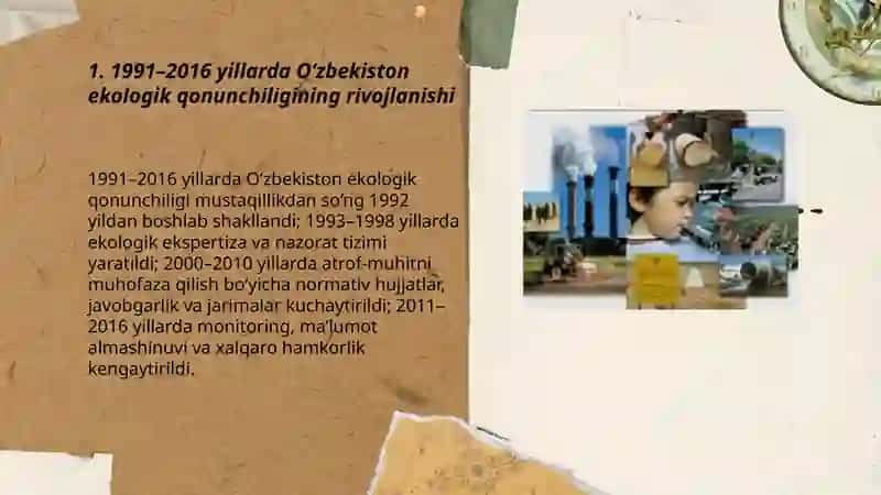 Ekologik javobgarlik 1991-yildan 2016-yilgacha 3