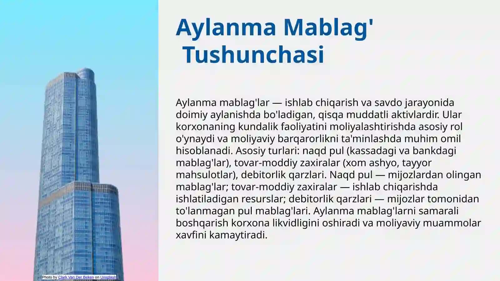 Moliyaviy tizimni mustahkamlash sharoitida korxona aylanma mablag'lari va ulardan samarali foydalanish tahlili 3