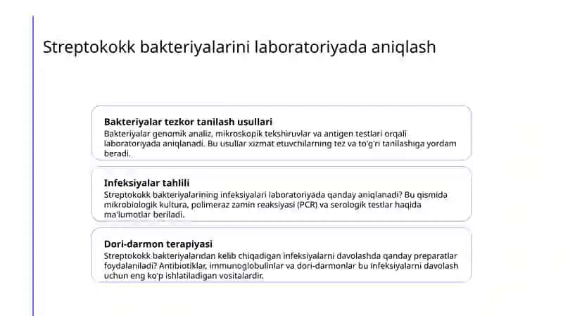 Streptokokkli infeksiyalarni laboratoriyada tanilash 3