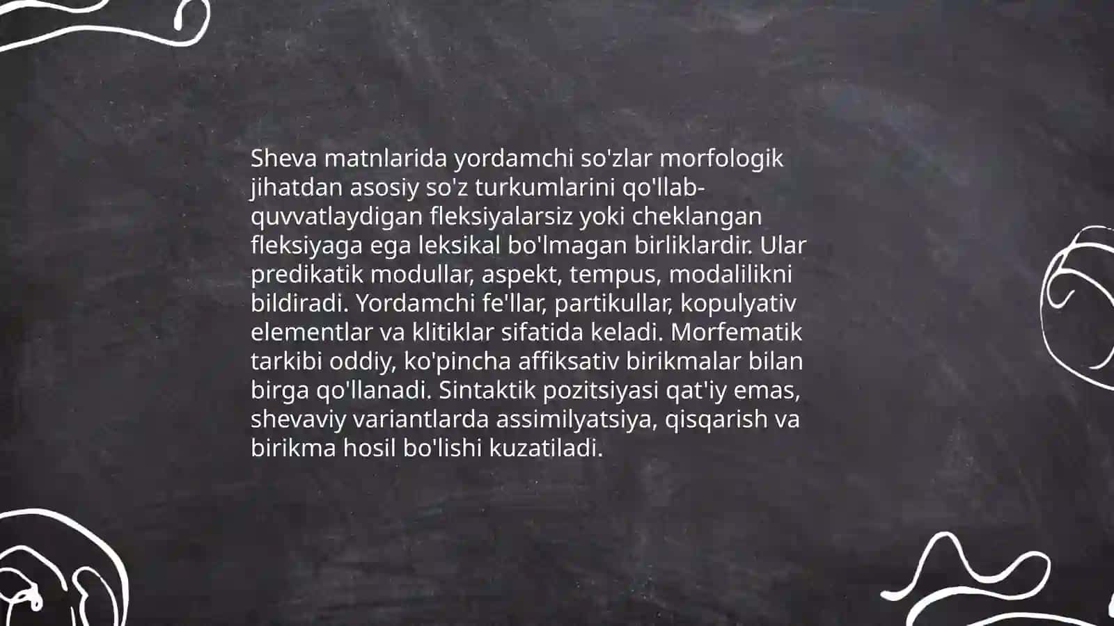 Sheva matnlarining morfologik tahlili 3