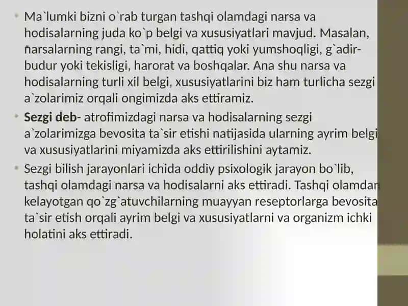 Sezgi va idrok 3