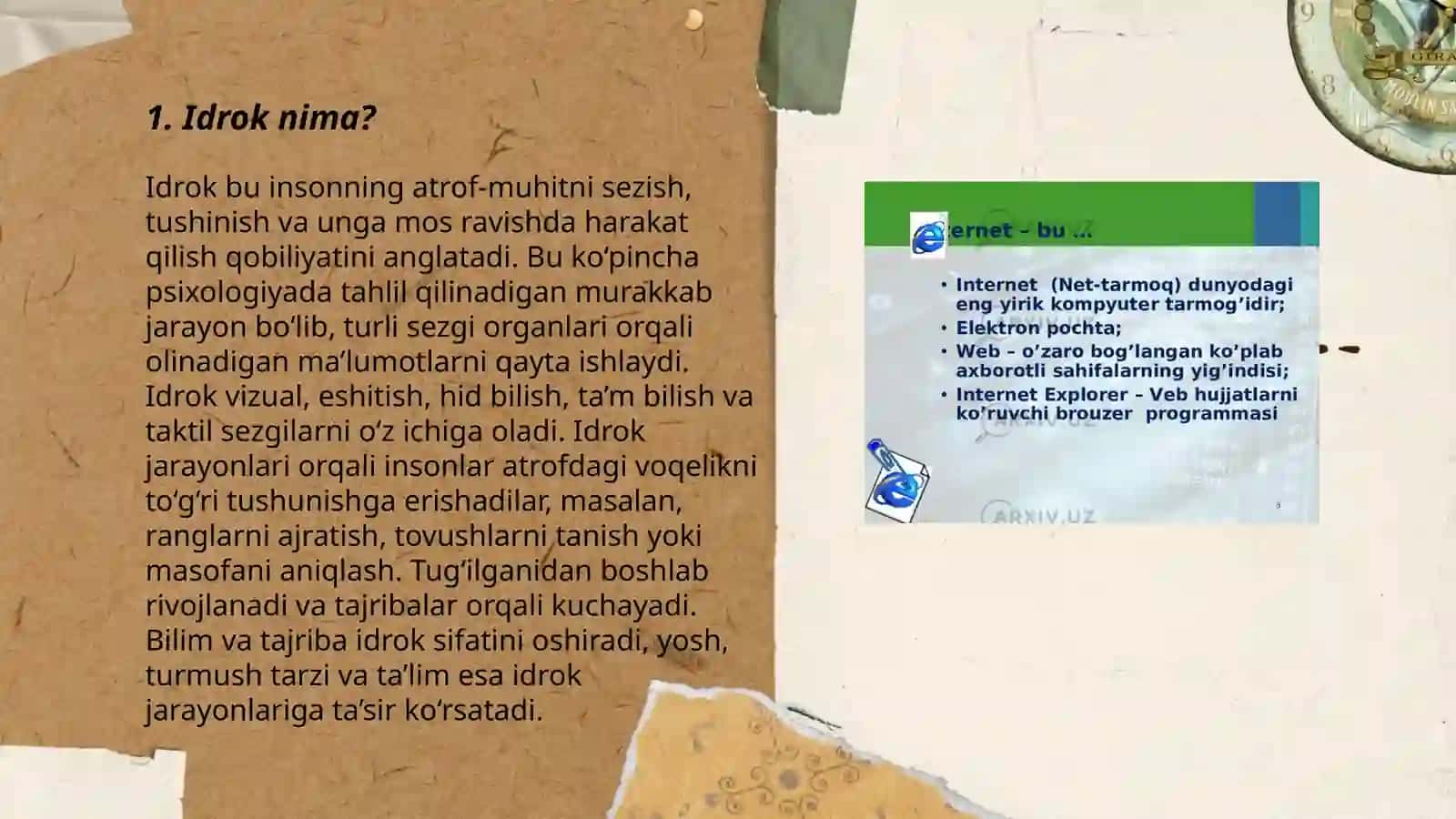 Idrok haqida tushuncha va uning xususiyatlari 3