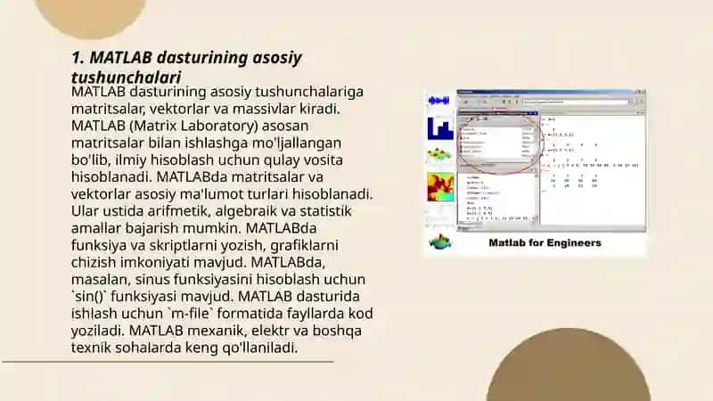 MATLAB dasturi 3