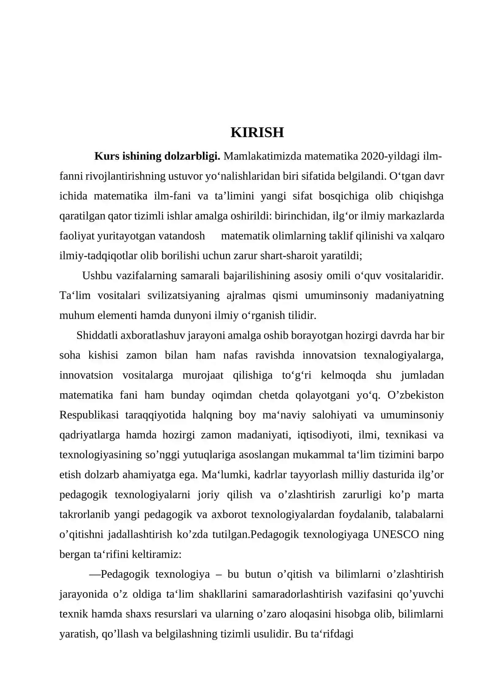 Ko’p o’zgaruvchi fungsiyaning yuqori tartibli xosila va diferensiali hamda ekistirimum qiymatlari 3