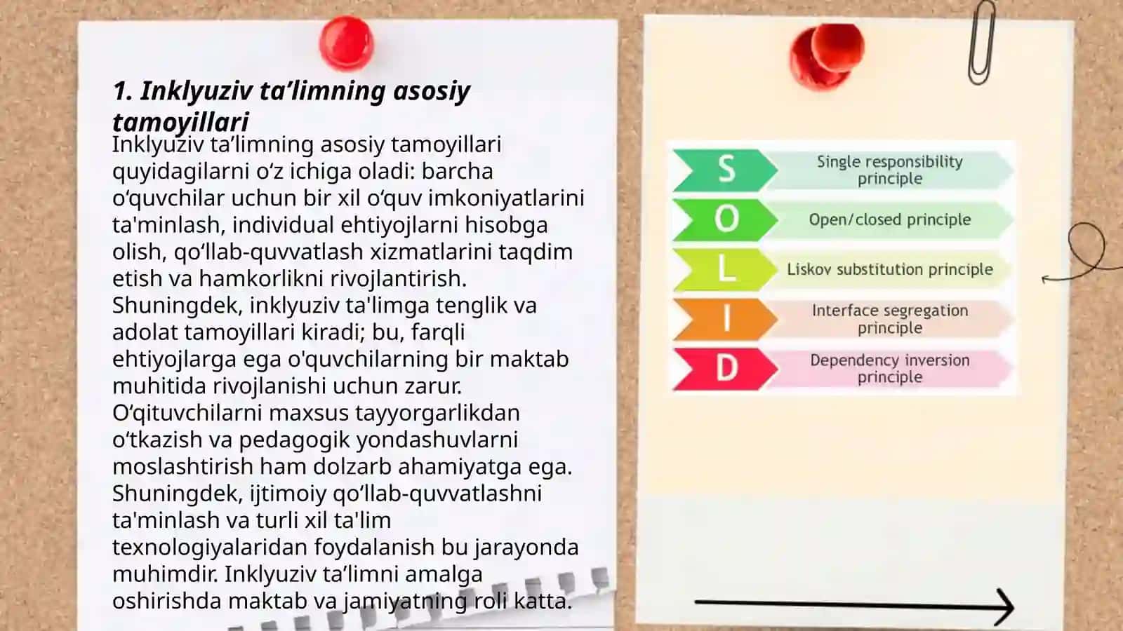 Inklyuziv taʼlimning tamoyillari va unga boʻlgan ehtiyojlar, uning sabablari, bosqichlari 3