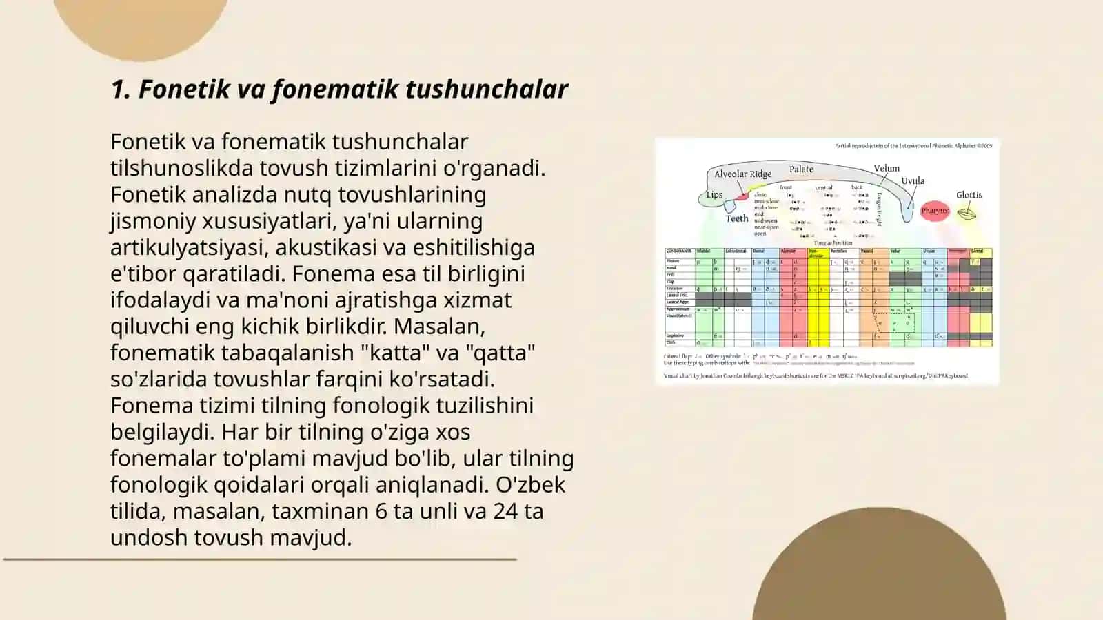 Fonetik va fonematik tushunchalar 3