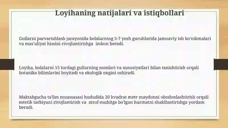 Gul bog'i va oʻsimliklarni tanlash 3