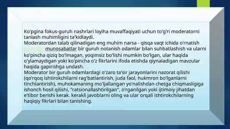 Fokusguruhmetodi 3