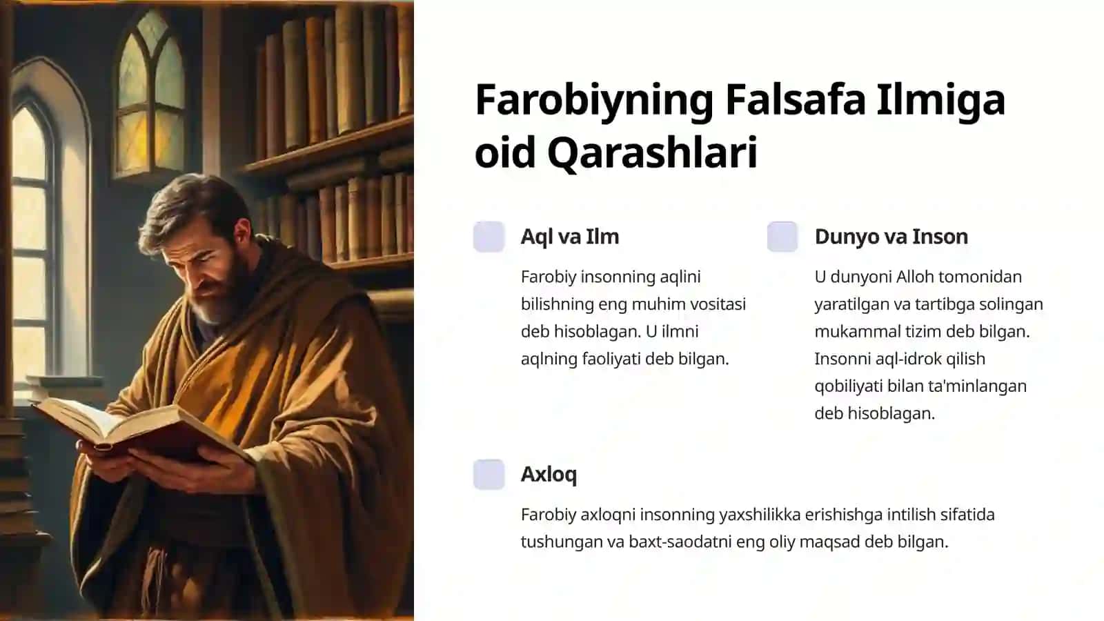 Abu Nasr Farobiy va G'azzaliyning Falsafa Ilmiga oid Qarashlarini Qiyosiy Tahlil 3