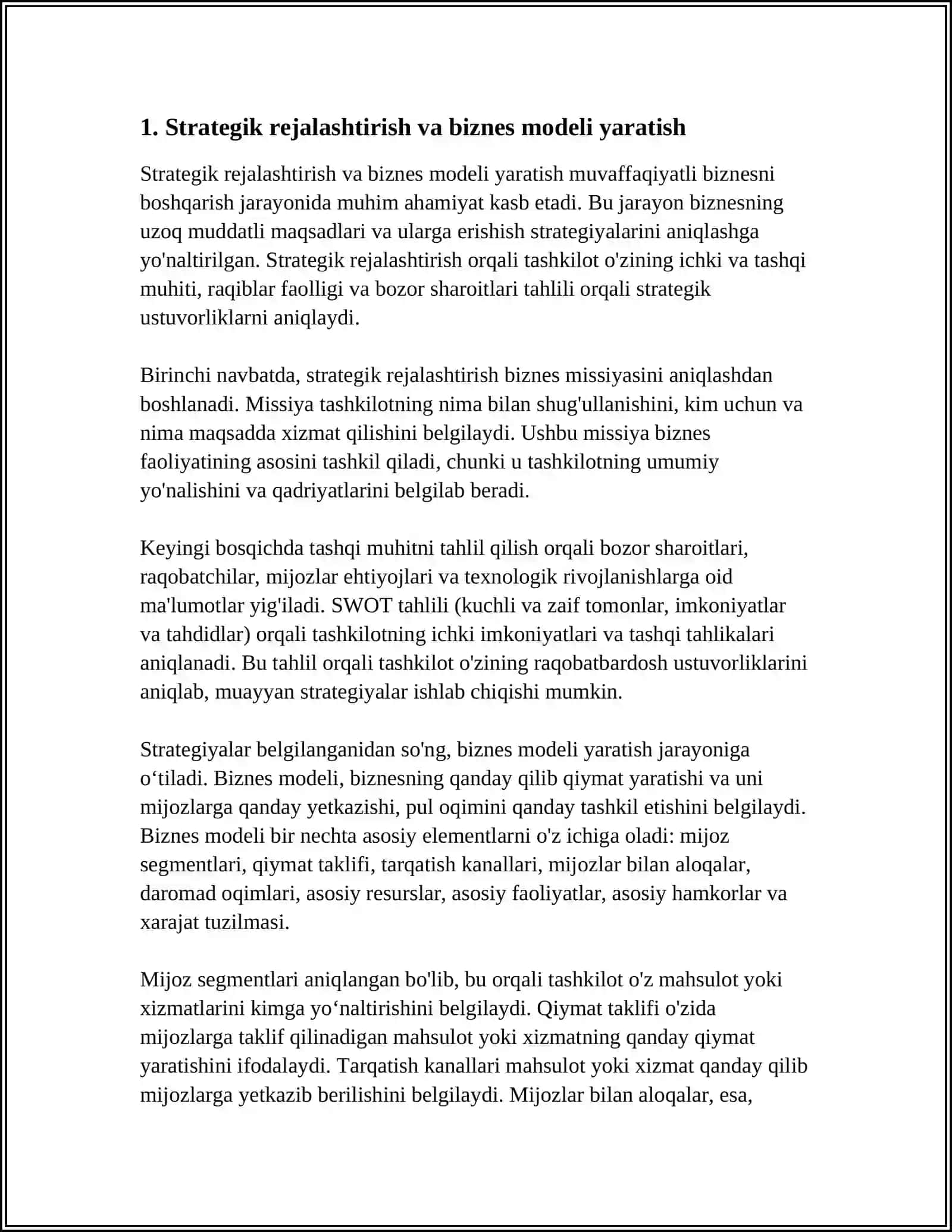 MUVAFFAQIYATLI BIZNESNI BOSHQARISH 3